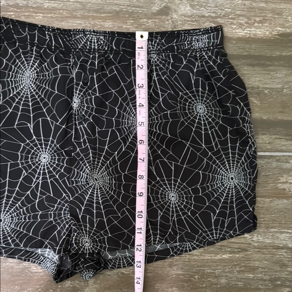 PINK Victoria's Secret Black and White Spider Web Pajama Shorts - Picture 6 of 6